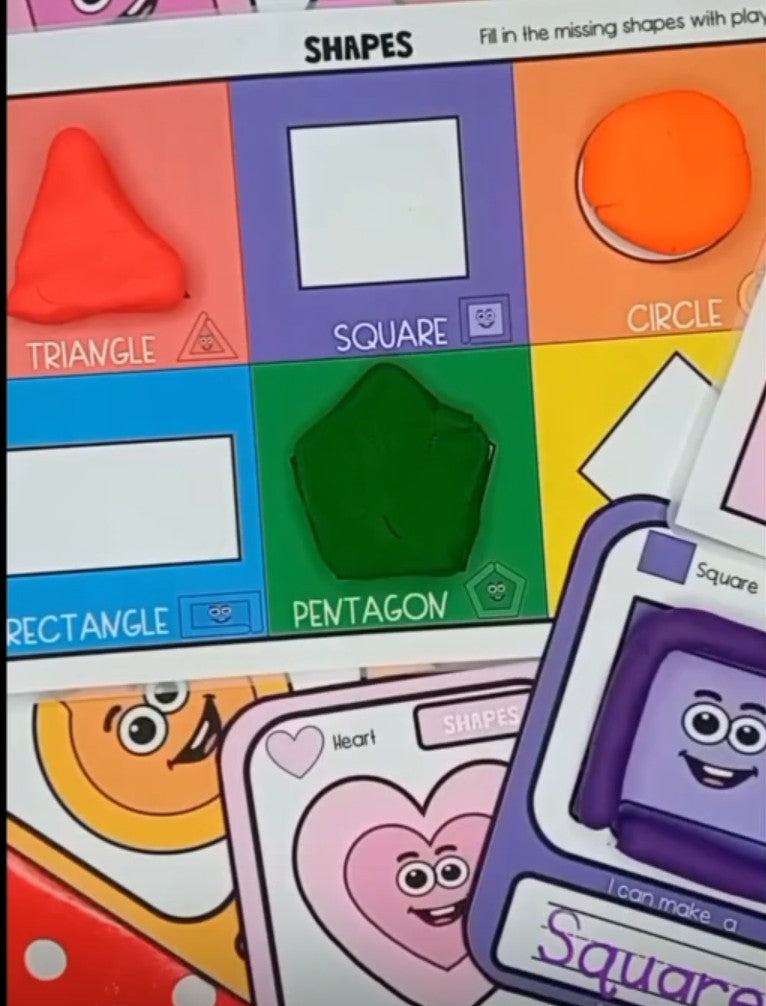 Shapes Playdough Mats