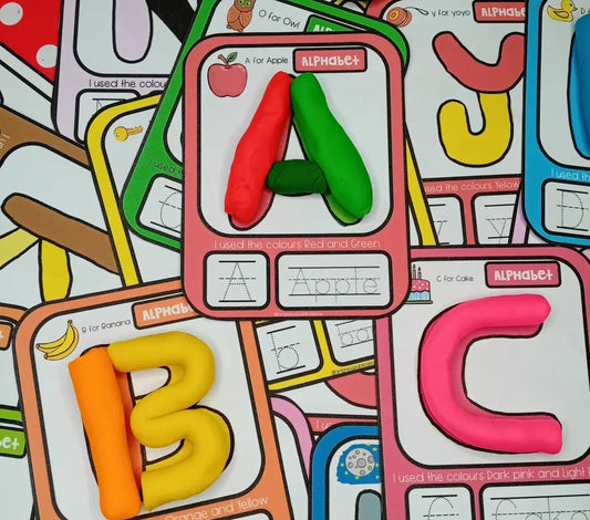 Alphabet Playdough Mats