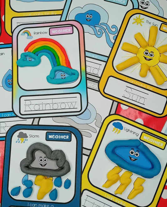 Weather Playdough Mats