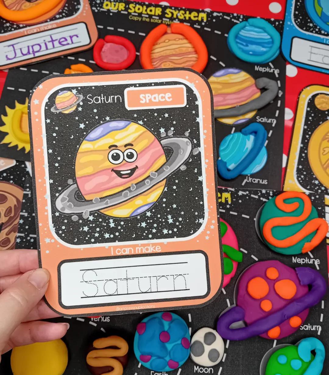Space Playdough Mats