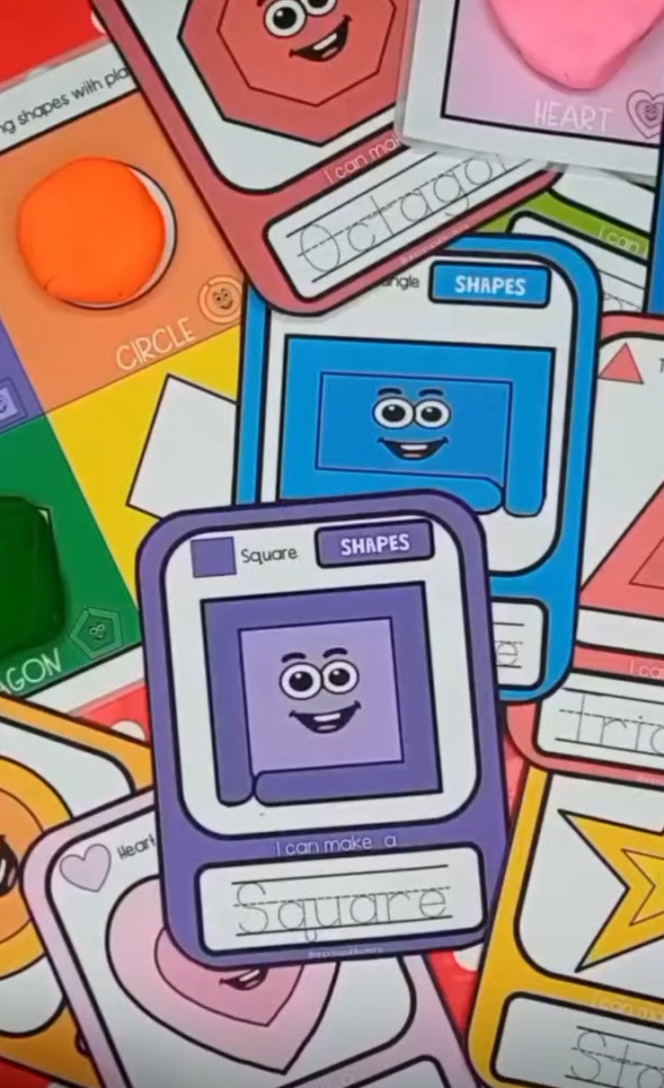 Shapes Playdough Mats